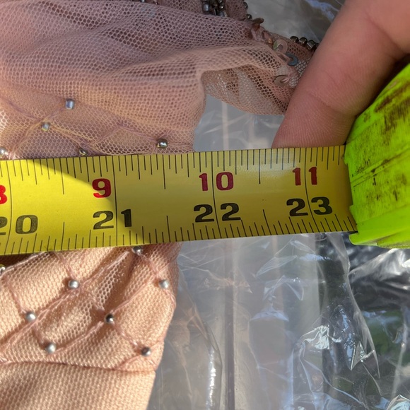 Pisarto Nights sequin ankle length dress, size 14/Large in Blush. - Picture 7 of 7